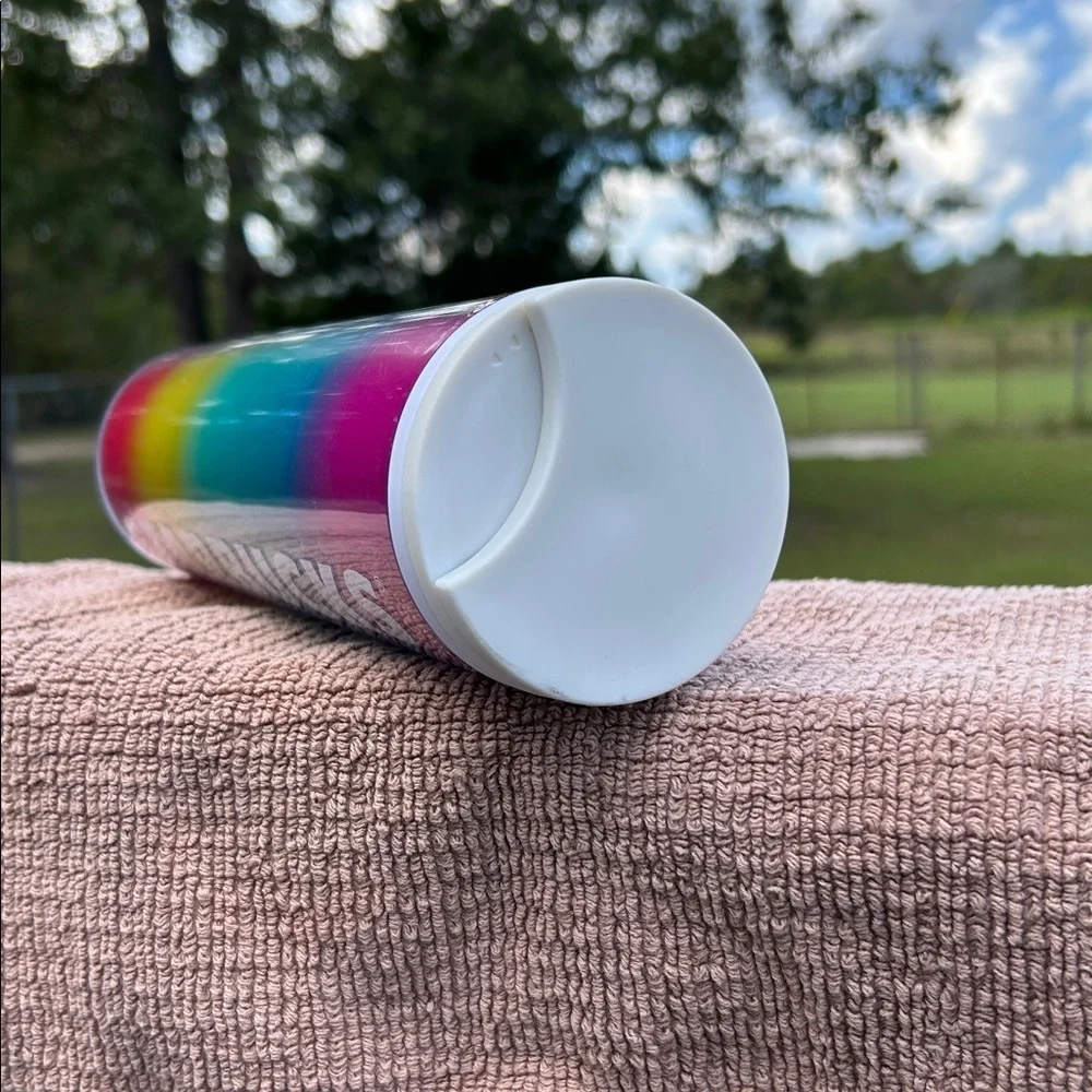 Starbucks 2022 Mexico Pride Multicolor Gradient 16 oz Acrylic Tumbler With Lid